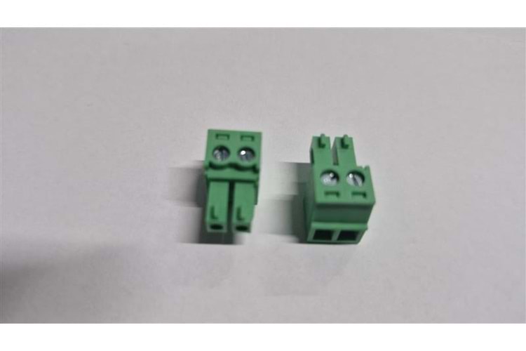 TERM 2P 3.81MM GREEN FEMALE