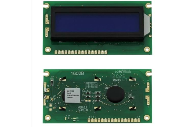 LCD 16X2 84.0x44.0x13mm 5V STN NEGATIVE BLUE