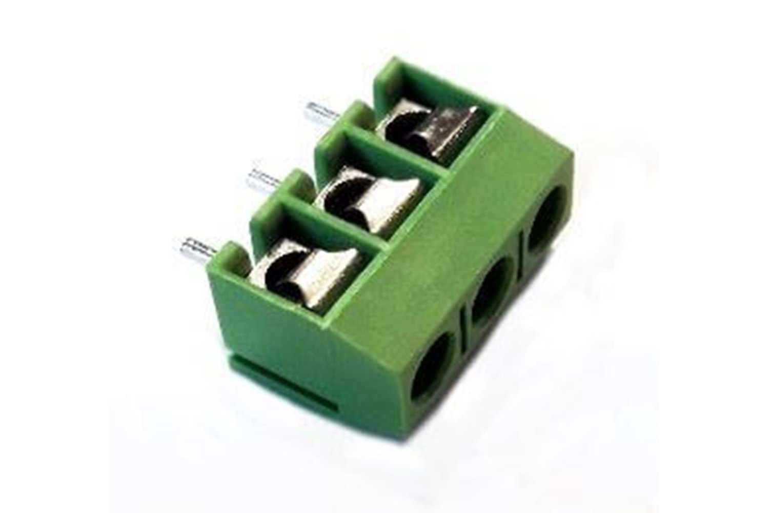 TERM BLK 5.00MM GREEN 3PIN(1X3) 180 0BOY THT