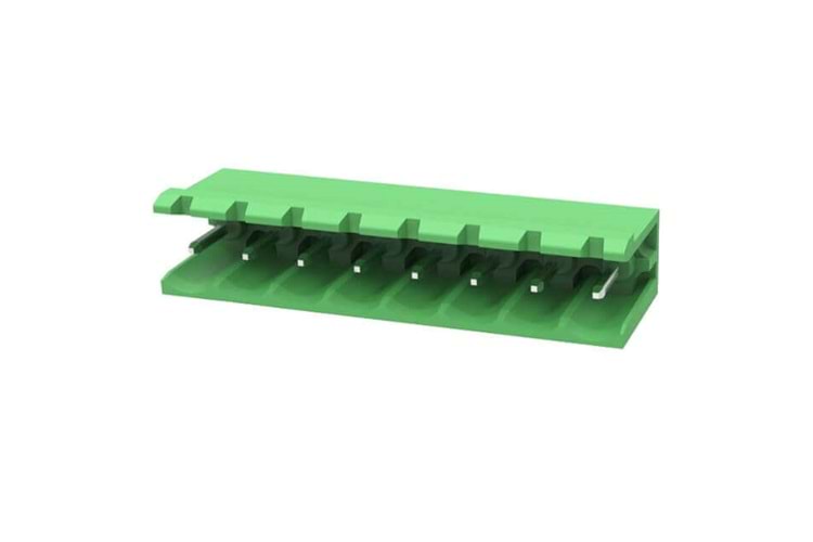 TERM 8P 5.08MM GREEN 90C MALE OPEN THT