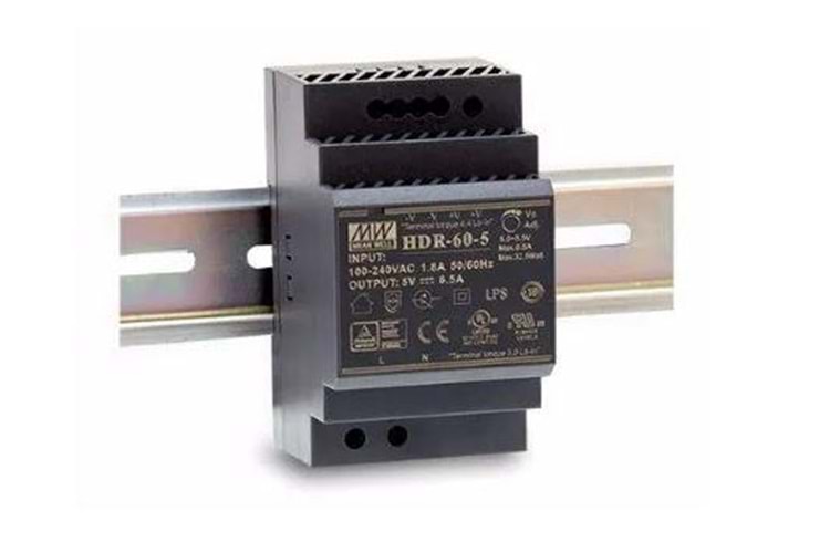 CONVERTER DIN-Rail POWER SUPPLY AC/DC 5V 6.5A 60W THT