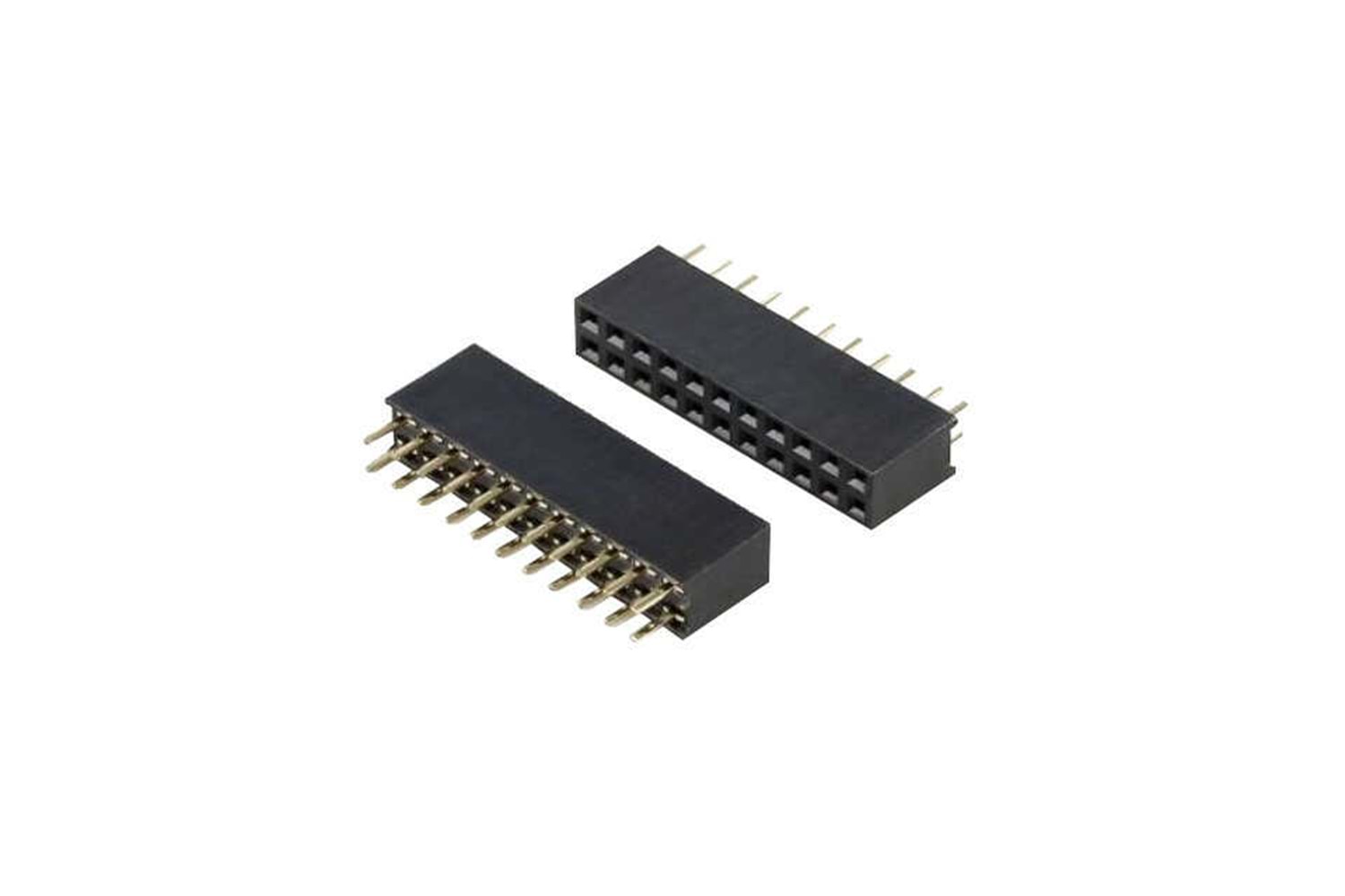 CONN HEADER 20P 2.54MM FEMALE (2x10) THT