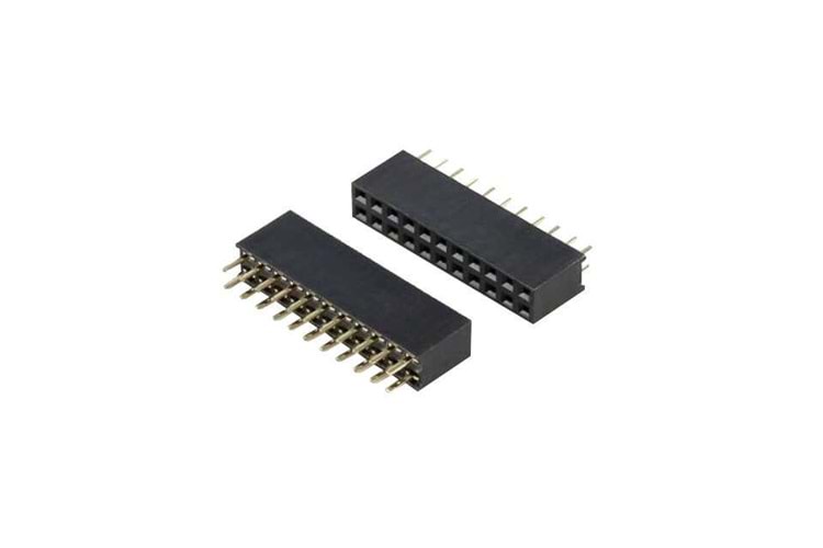 CONN HEADER 20P 2.54MM FEMALE (2x10) THT