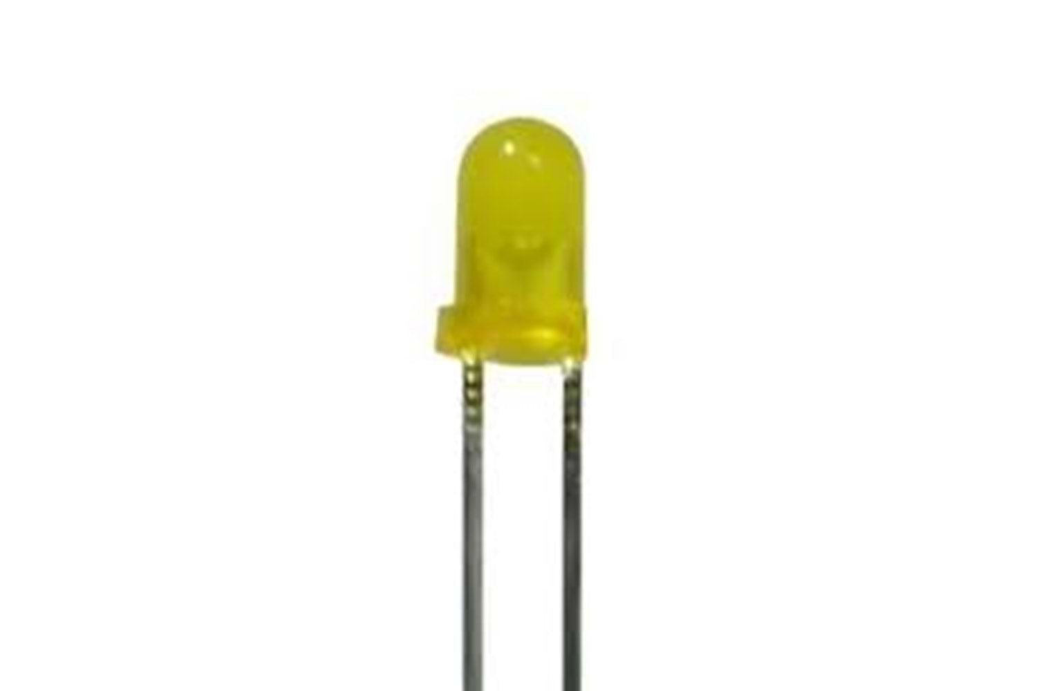 LED YELLOW 3MM 40mcd 40° YELLOW/DIFFUSED THT